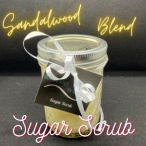 Sandalwood blend versatile sugar scrub 8oz